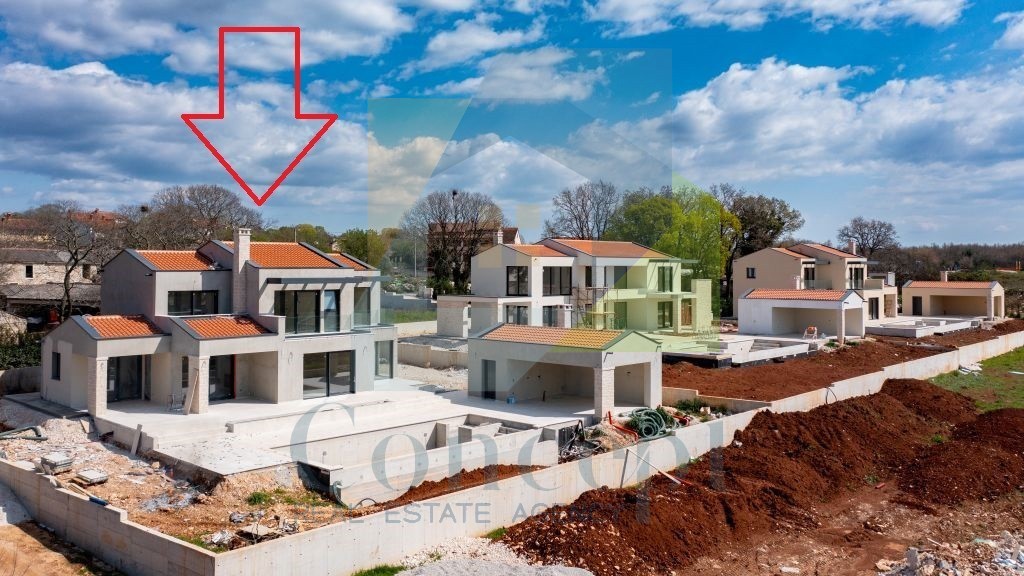 Poreč, dintorni, Splendida villa di lusso con piscina e vista mare