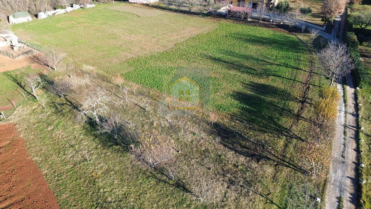 Poreč, dintorni, Terreno edificabile in una bella posizione, 15 km dal mare