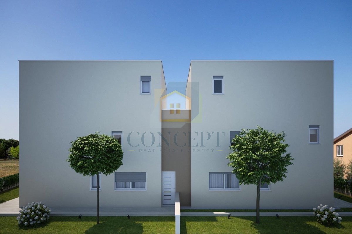 Poreč, dintorni, Appartamento di lusso al piano terra con ampio giardino, 7 km dal mare