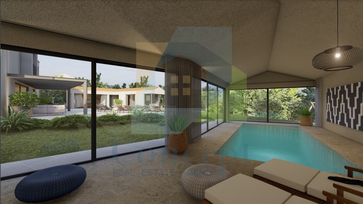 Motovun, surroundings, Designer villa with pool and sea view