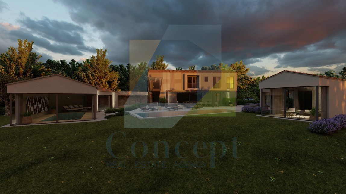 Motovun, surroundings, Designer villa with pool and sea view