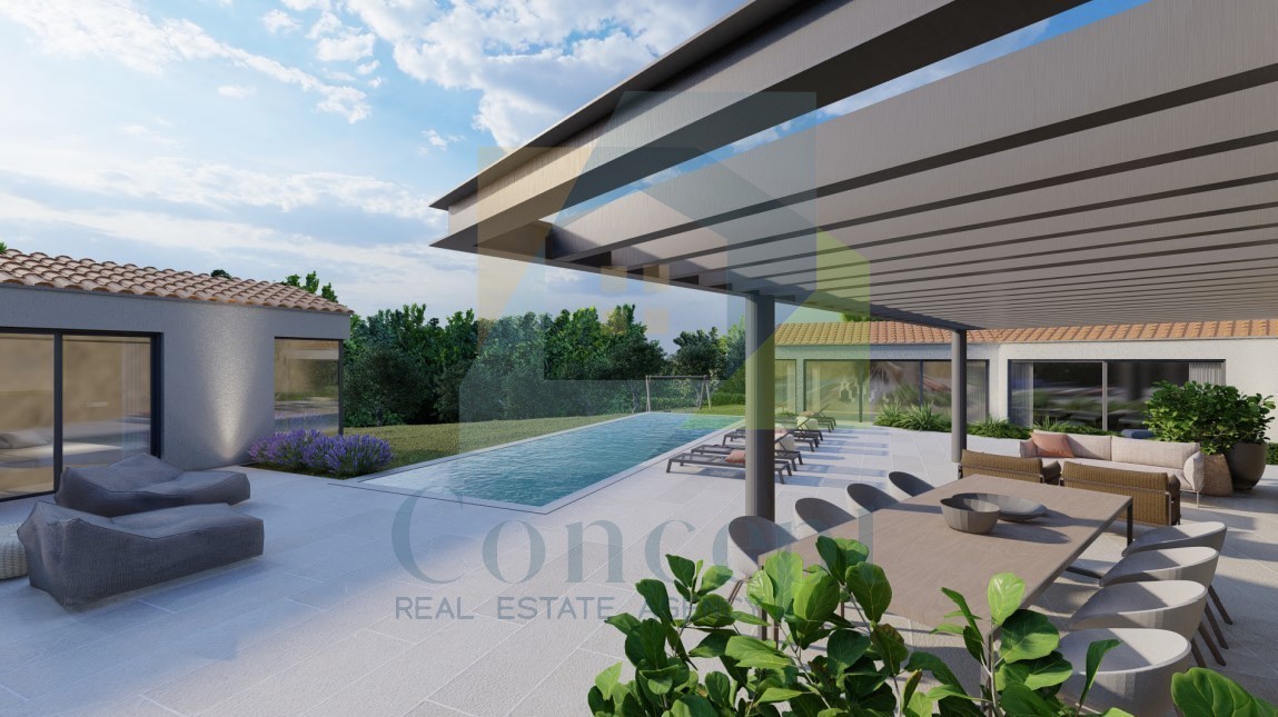 Motovun, surroundings, Designer villa with pool and sea view