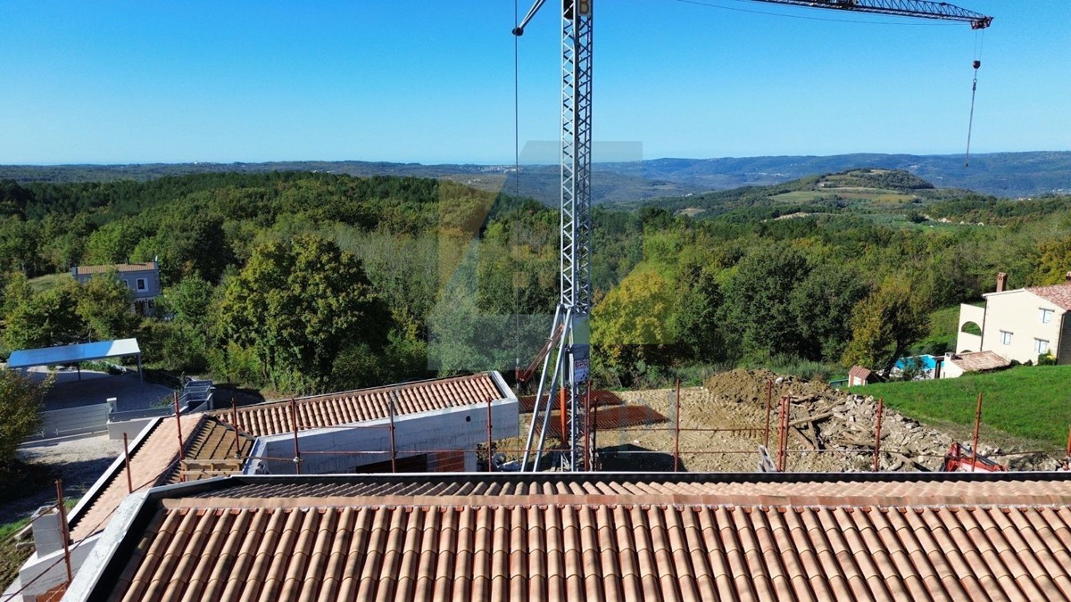 Motovun, surroundings, Designer villa with pool and sea view