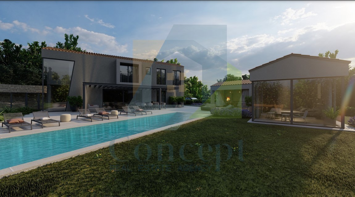 Motovun, surroundings, Designer villa with pool and sea view