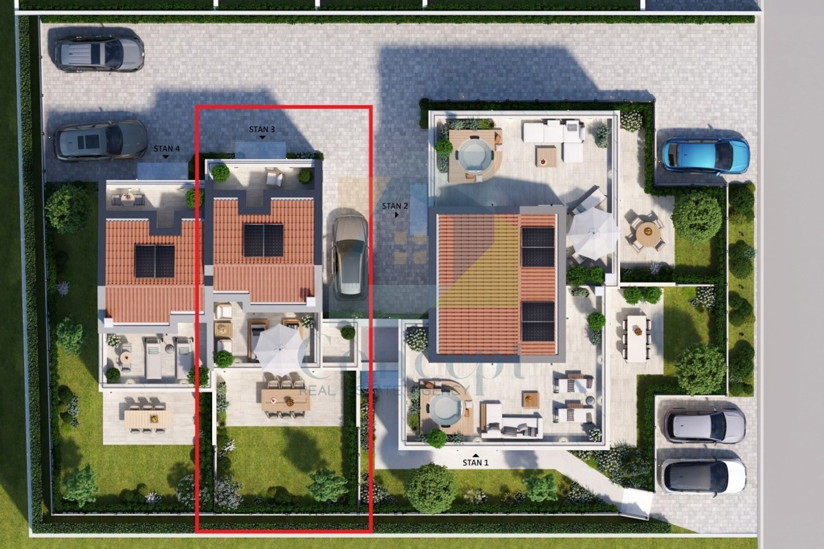 Poreč, Casa a schiera in posizione attraente a 2 km dal mare