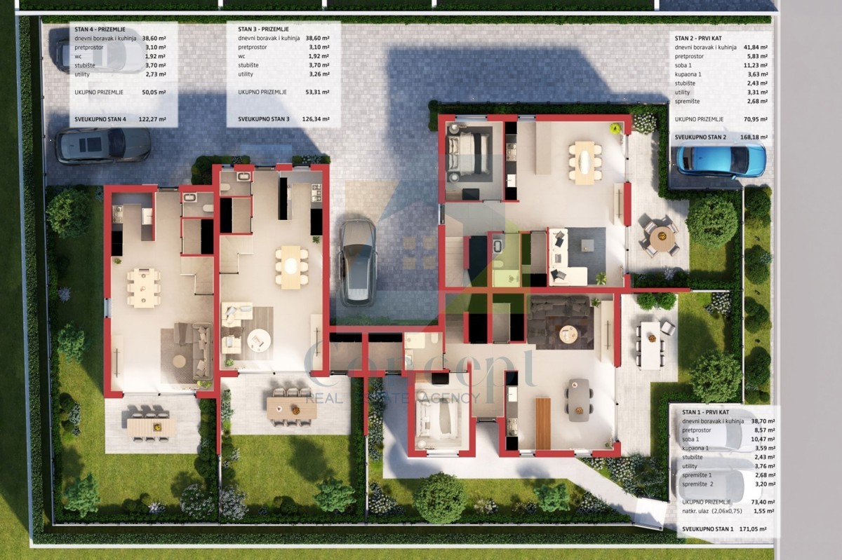 Poreč, Casa a schiera in posizione attraente a 2 km dal mare