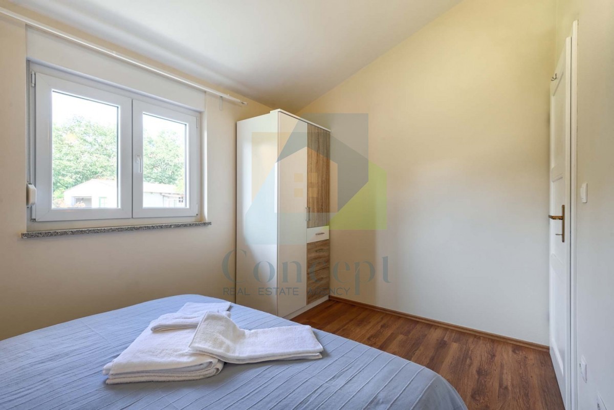 Poreč, dintorni, Casa con piscina e vista mare, 10 km dal mare