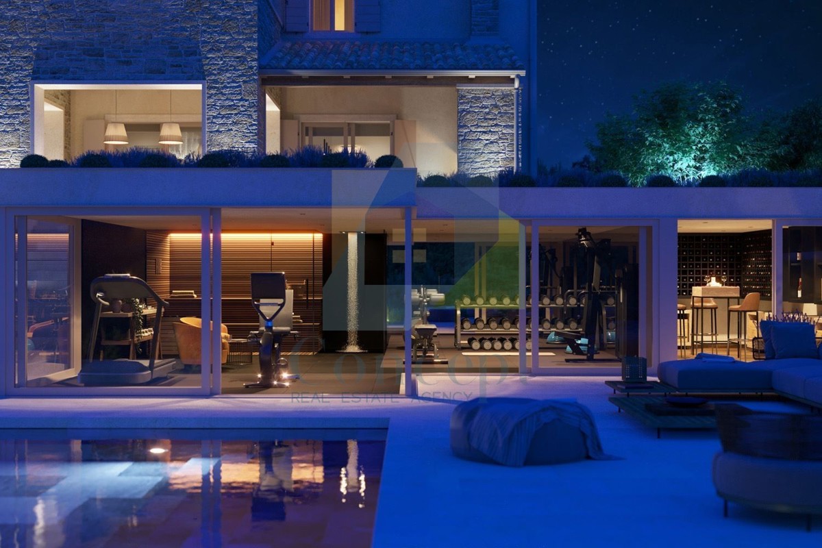 Grožnjan, dintorni, Villa imponente con ascensore e vista panoramica sul mare e sulla natura