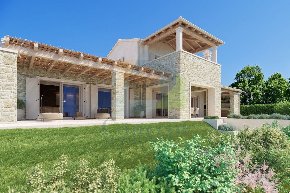 Grožnjan, dintorni, Villa imponente con ascensore e vista panoramica sul mare e sulla natura