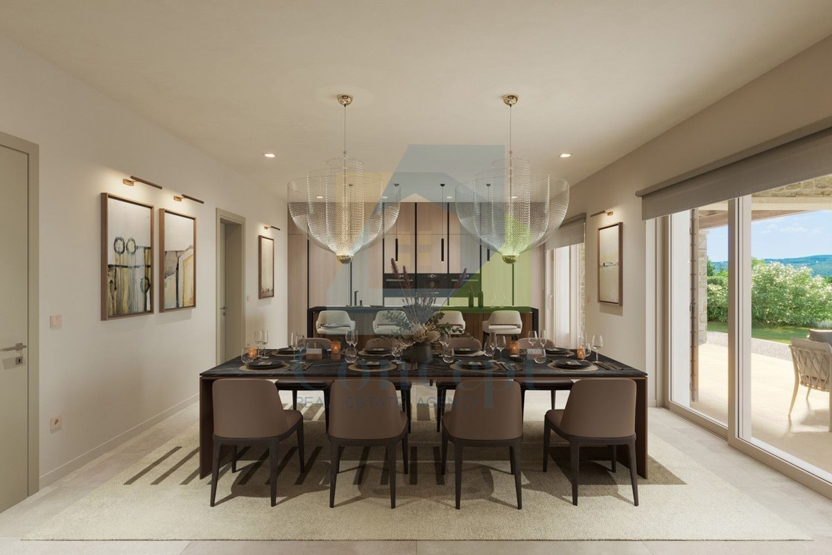 Grožnjan, dintorni, Villa imponente con ascensore e vista panoramica sul mare e sulla natura