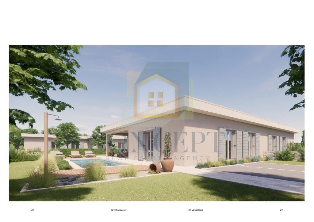 Poreč, dintorni, Casa a pianterreno con piscina in posizione tranquilla, 5 km dal mare