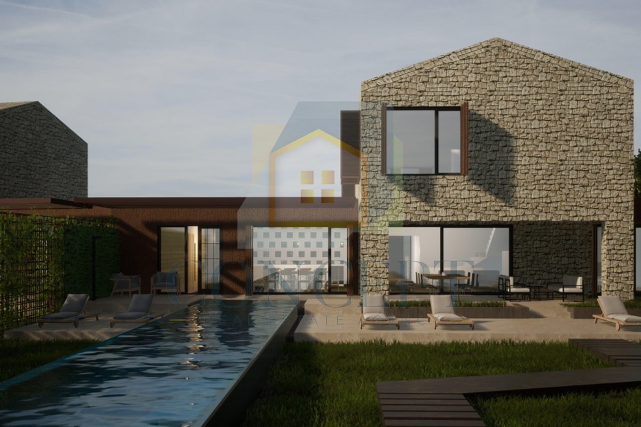 Poreč, Vižinada, dintorni, Progetto per la costruzione di 2 ville di lusso, 12 km dal mare