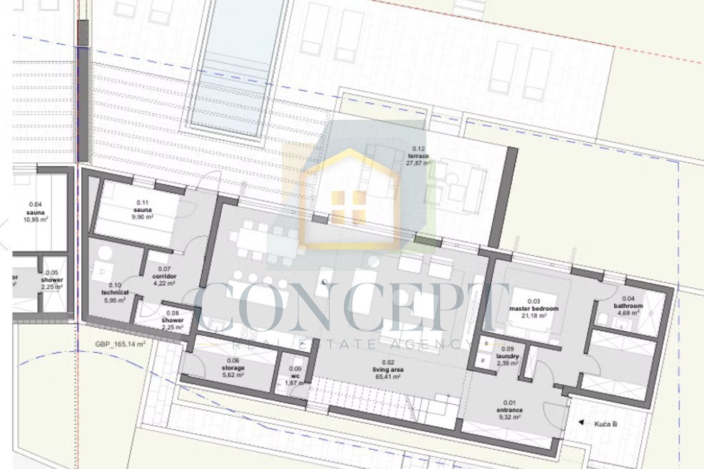 Poreč, Vižinada, dintorni, Progetto per la costruzione di 2 ville di lusso, 12 km dal mare
