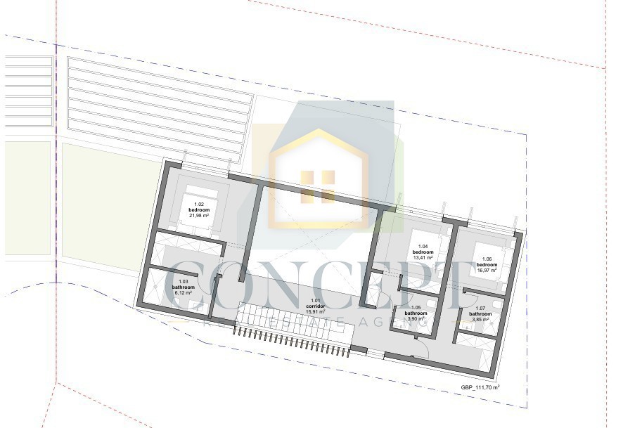 Poreč, Vižinada, dintorni, Progetto per la costruzione di 2 ville di lusso, 12 km dal mare