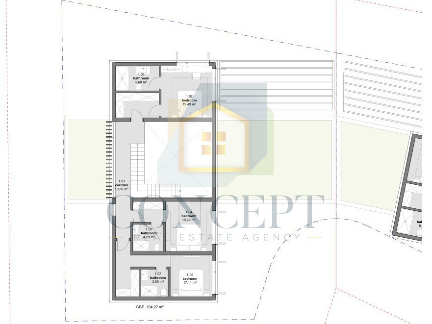 Poreč, Vižinada, dintorni, Progetto per la costruzione di 2 ville di lusso, 12 km dal mare