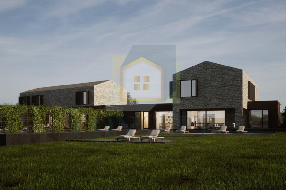 Poreč, Vižinada, dintorni, Progetto per la costruzione di 2 ville di lusso, 12 km dal mare