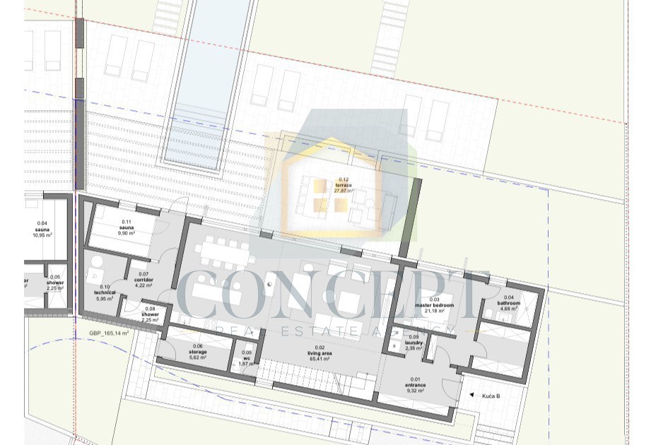 Poreč, Vižinada, dintorni, Progetto per la costruzione di 2 ville di lusso, 12 km dal mare