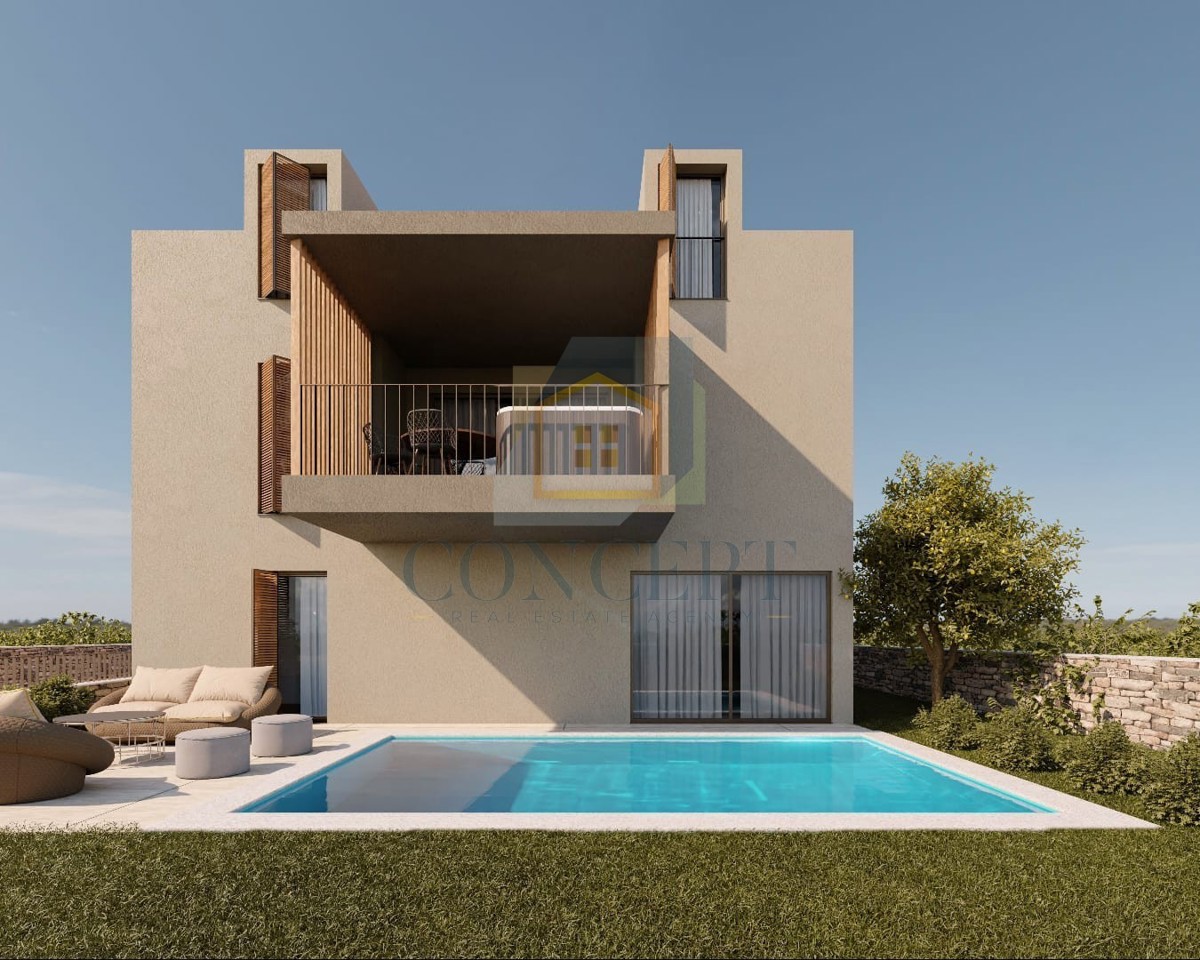 Poreč, Višnjan, Terreno edificabile per la costruzione di 8 appartamenti, a 15 km dal mare