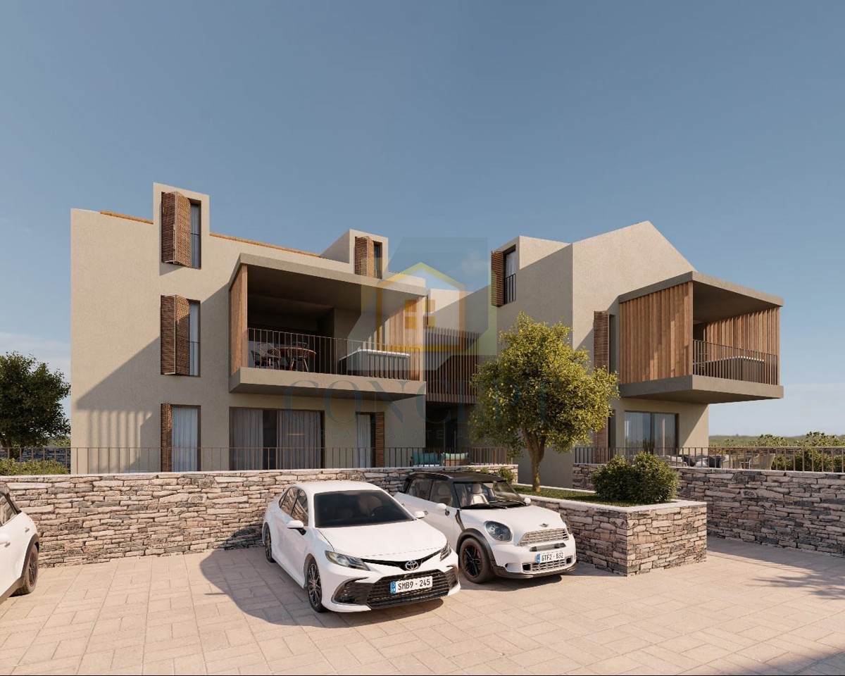 Poreč, Višnjan, Terreno edificabile per la costruzione di 8 appartamenti, a 15 km dal mare