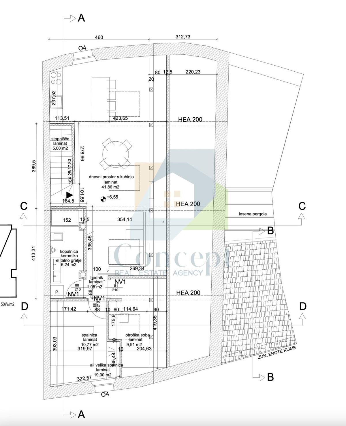 Poreč, centro, appartamento di lusso al 2° piano nel nucleo storico, a 40 m dal mare