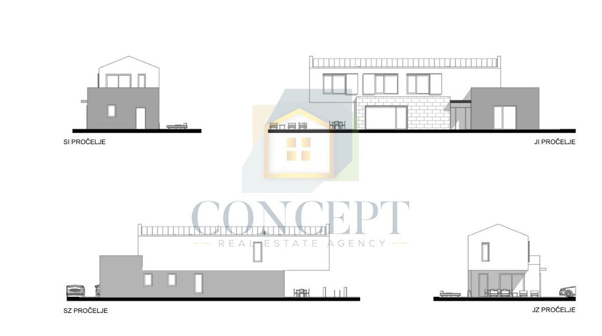 Poreč, dintorni, Moderna villa con piscina in posizione tranquilla, a 16 km dal mare