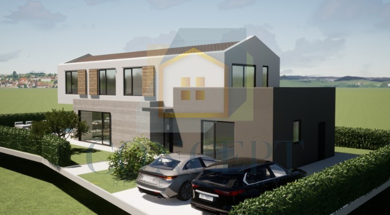 Poreč, dintorni, Moderna villa con piscina in posizione tranquilla, a 16 km dal mare