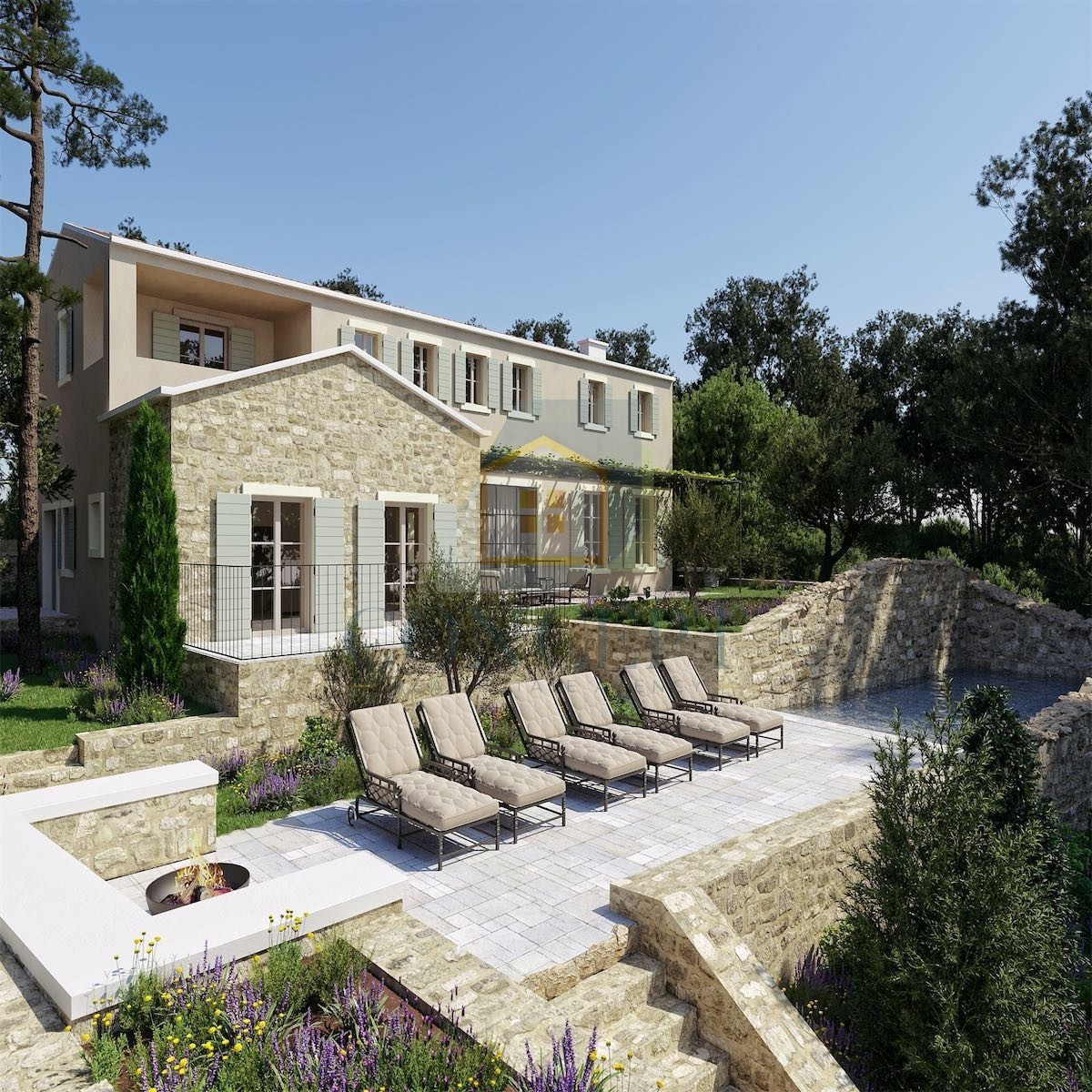 Novigrad, dintorni, Elegante villa di lusso in posizione splendida, a 9 km dal mare