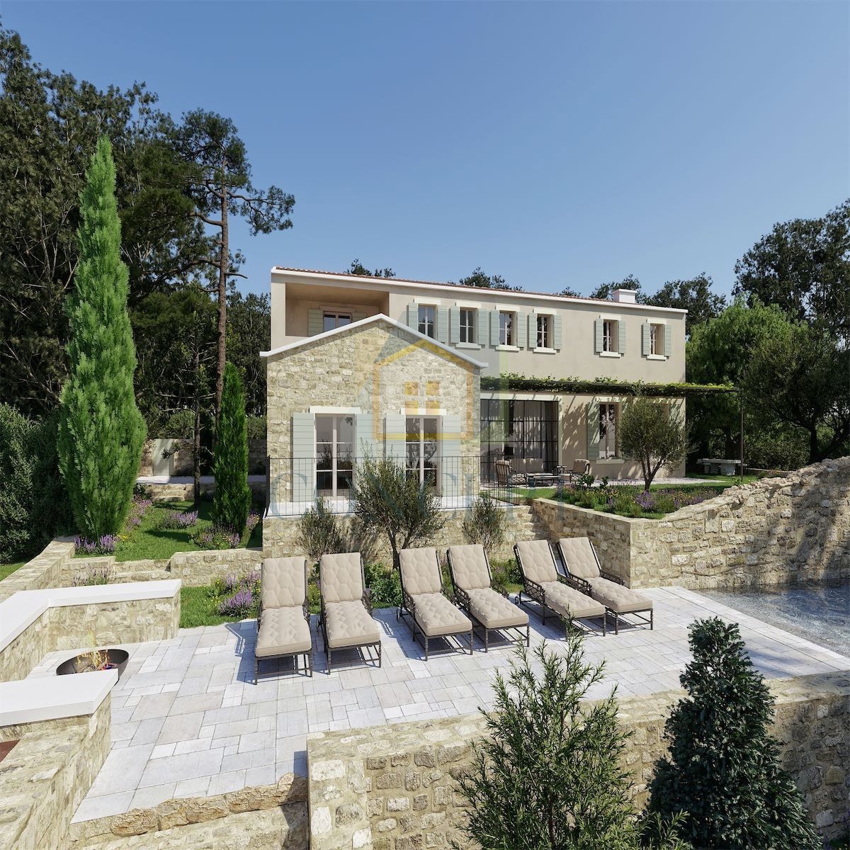 Novigrad, dintorni, Elegante villa di lusso in posizione splendida, a 9 km dal mare