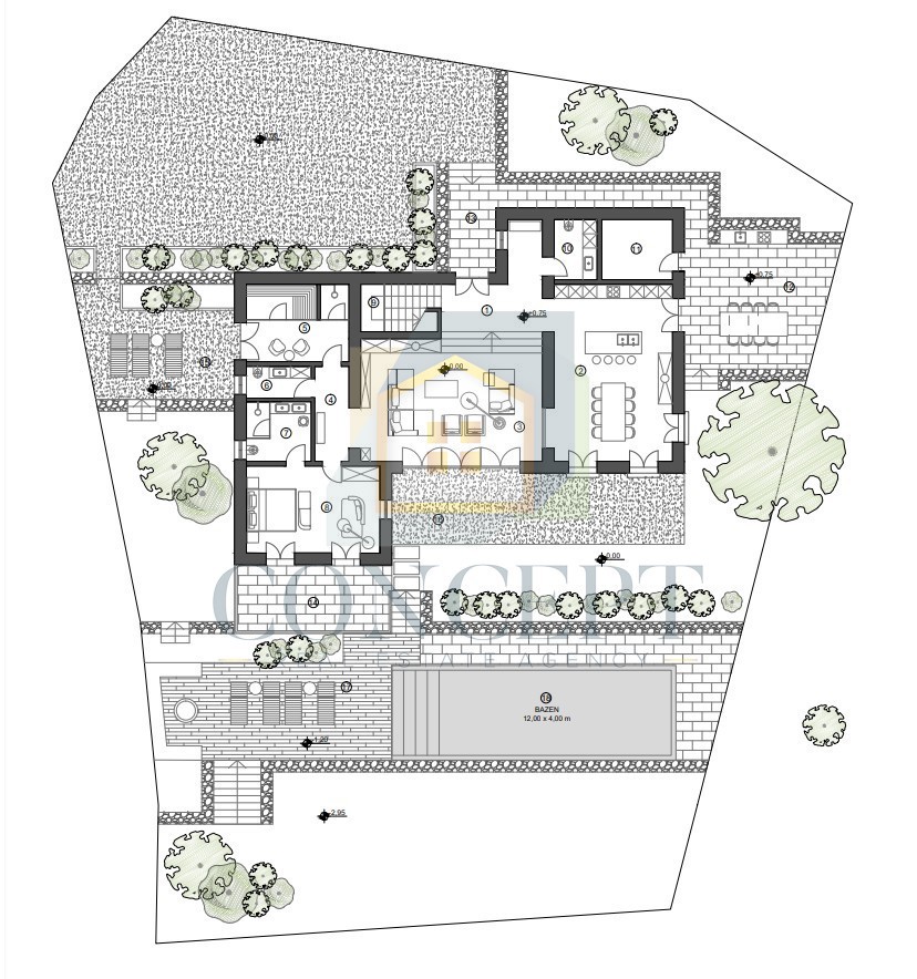 Novigrad, dintorni, Elegante villa di lusso in posizione splendida, a 9 km dal mare