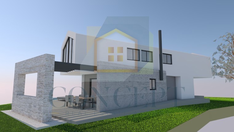 Poreč, dintorni, Moderna villa con piscina in posizione tranquilla, 16 km dal mare