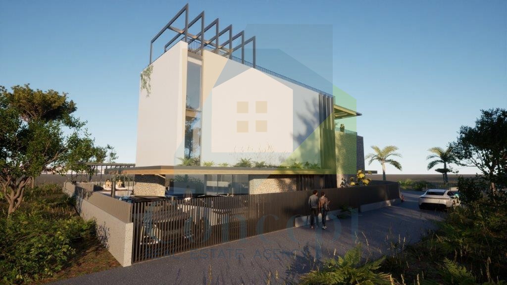 Umag, dintorni, terreno edificabile con permesso di costruzione a 500 m dal mare