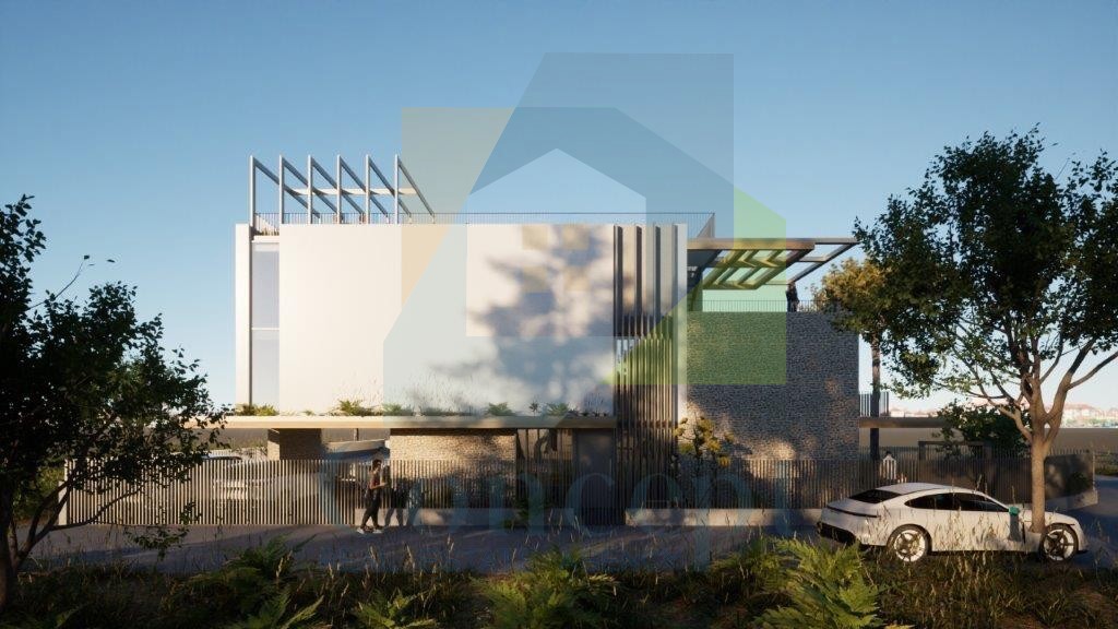 Umag, dintorni, terreno edificabile con permesso di costruzione a 500 m dal mare