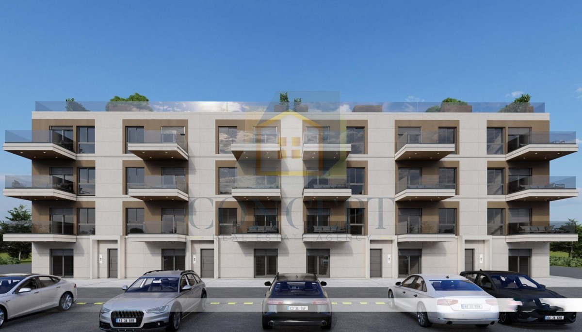 Poreč, dintorni, Appartamenti in edificio moderno in costruzione, a 3 km dal mare