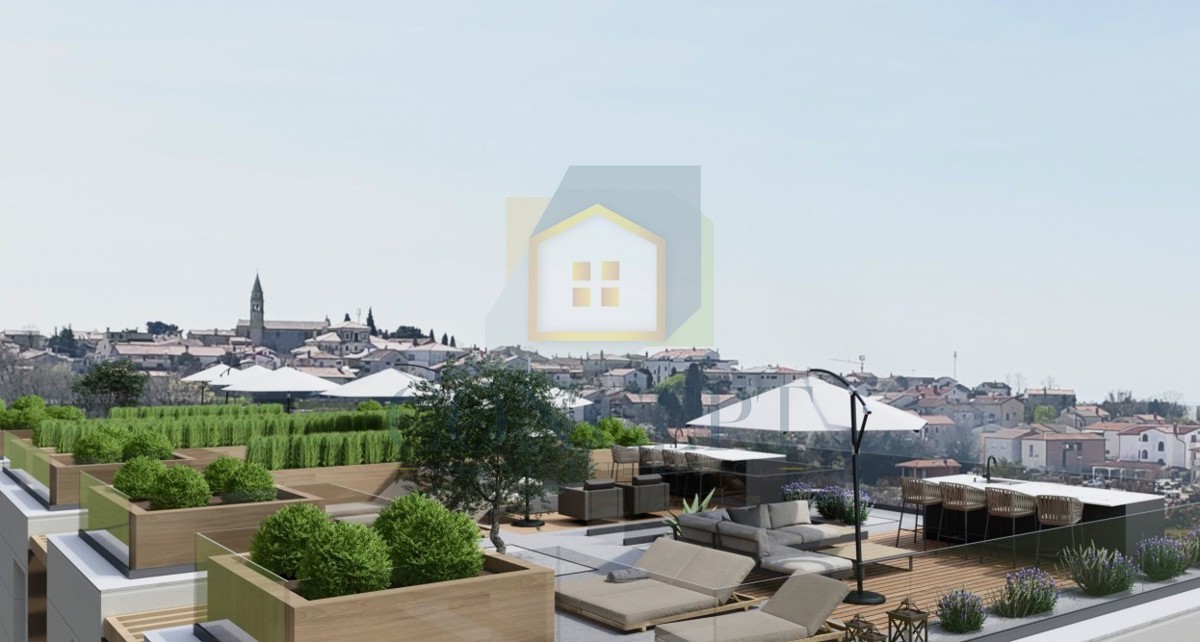 Poreč, dintorni, Appartamenti in edificio moderno in costruzione, a 3 km dal mare