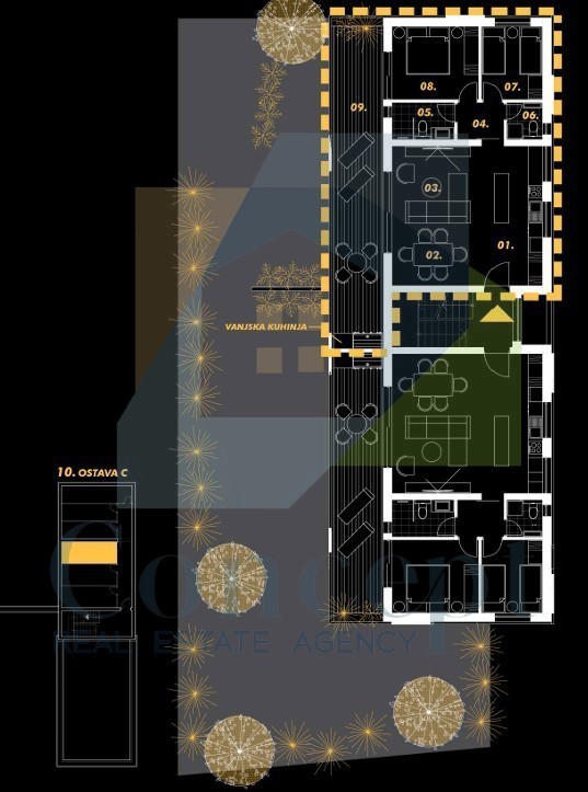 Umag, dintorni, Appartamento al primo piano con ampia terrazza a 2 km dal mare