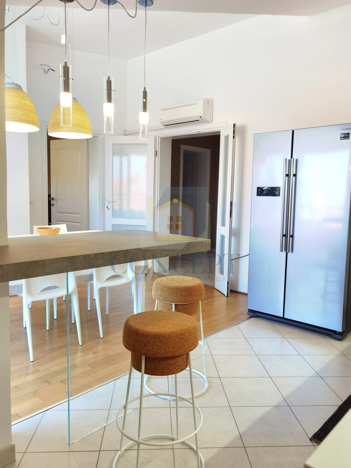 Poreč, zona circostante, Appartamento al secondo piano con vista mare, 1500 m dal mare