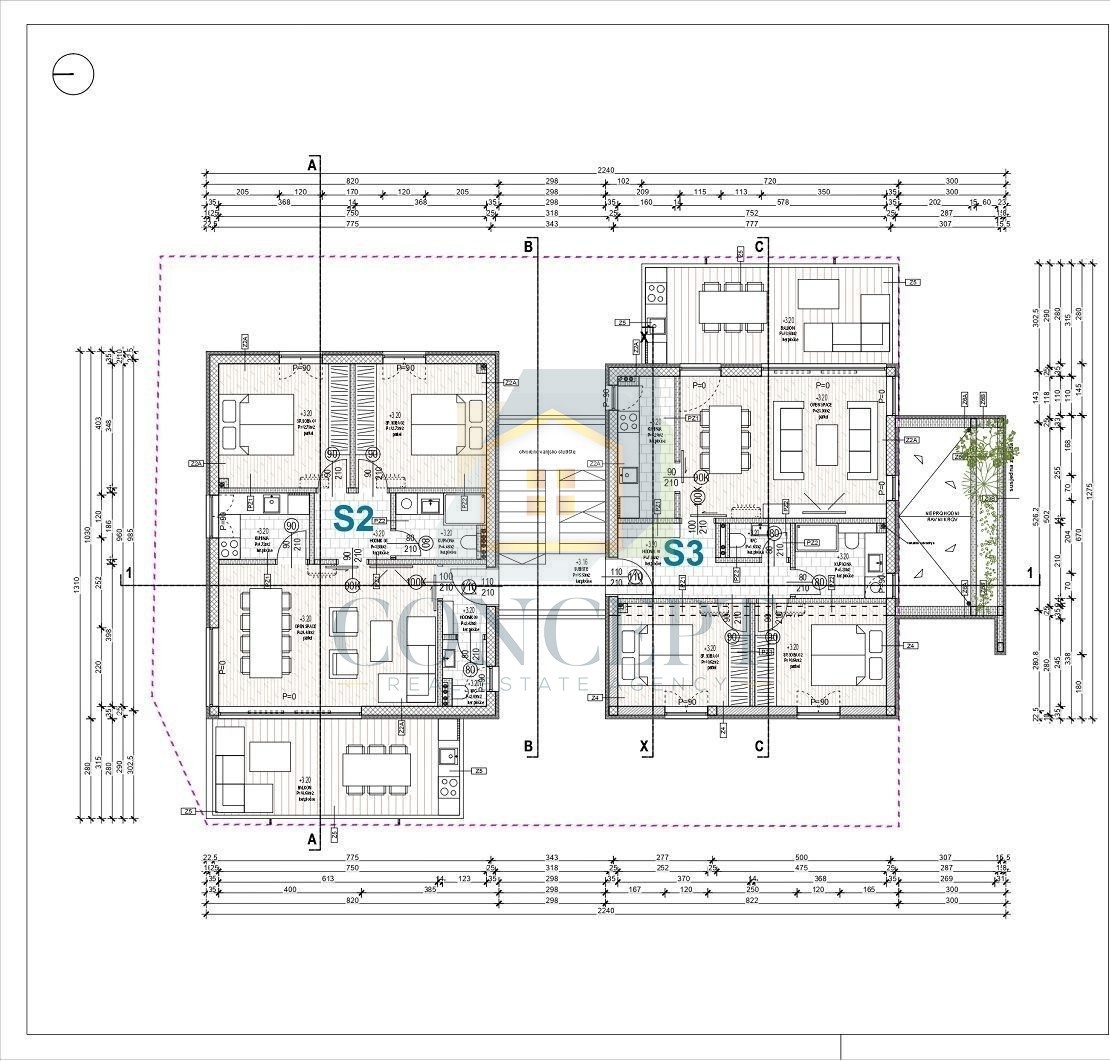 Poreč, dintorni, Terreno edificabile con permesso di costruzione per 8 appartamenti, a 3 km dal mare