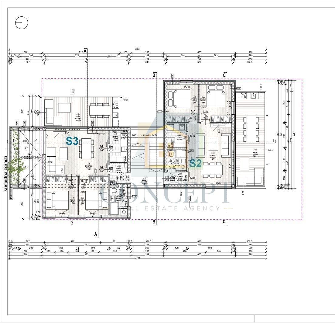 Poreč, dintorni, Terreno edificabile con permesso di costruzione per 8 appartamenti, a 3 km dal mare