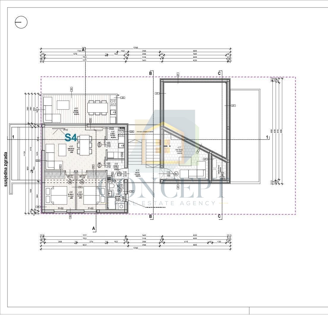 Poreč, dintorni, Terreno edificabile con permesso di costruzione per 8 appartamenti, a 3 km dal mare