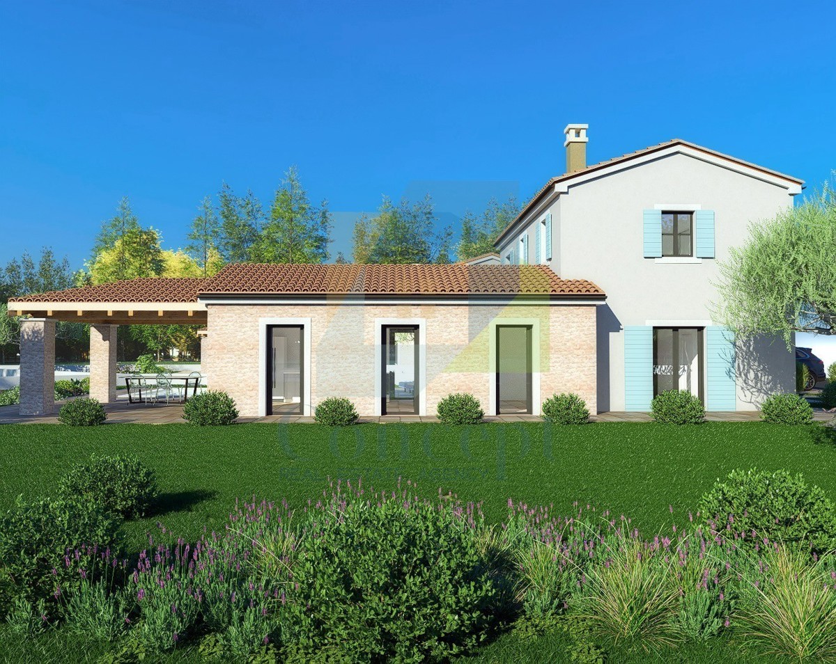 Poreč, dintorni, Splendida casa con piscina e vista mare, a 8 km dal mare