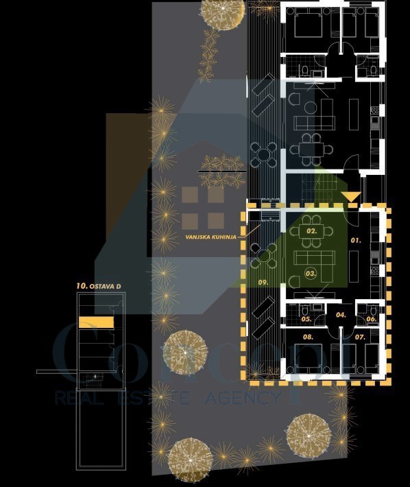 Umag, dintorni, Appartamento al primo piano con ampia terrazza a 2 km dal mare