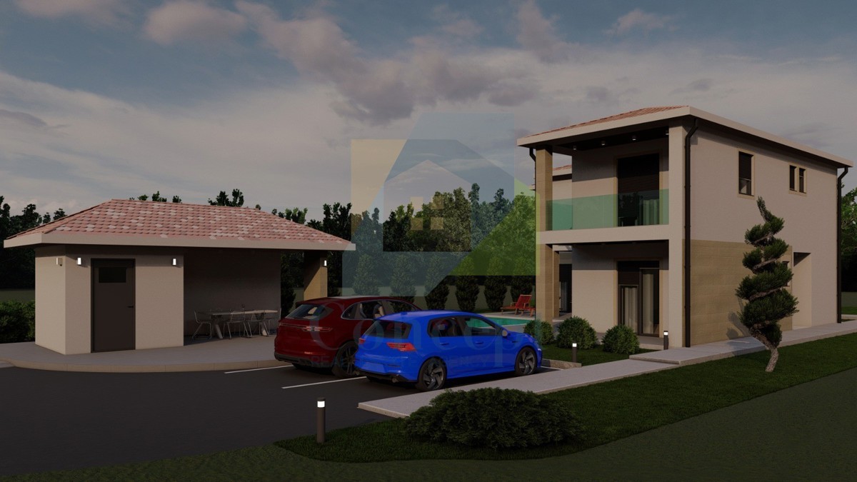 Poreč, dintorni, Casa indipendente con piscina in posizione tranquilla, a 12 km dal mare