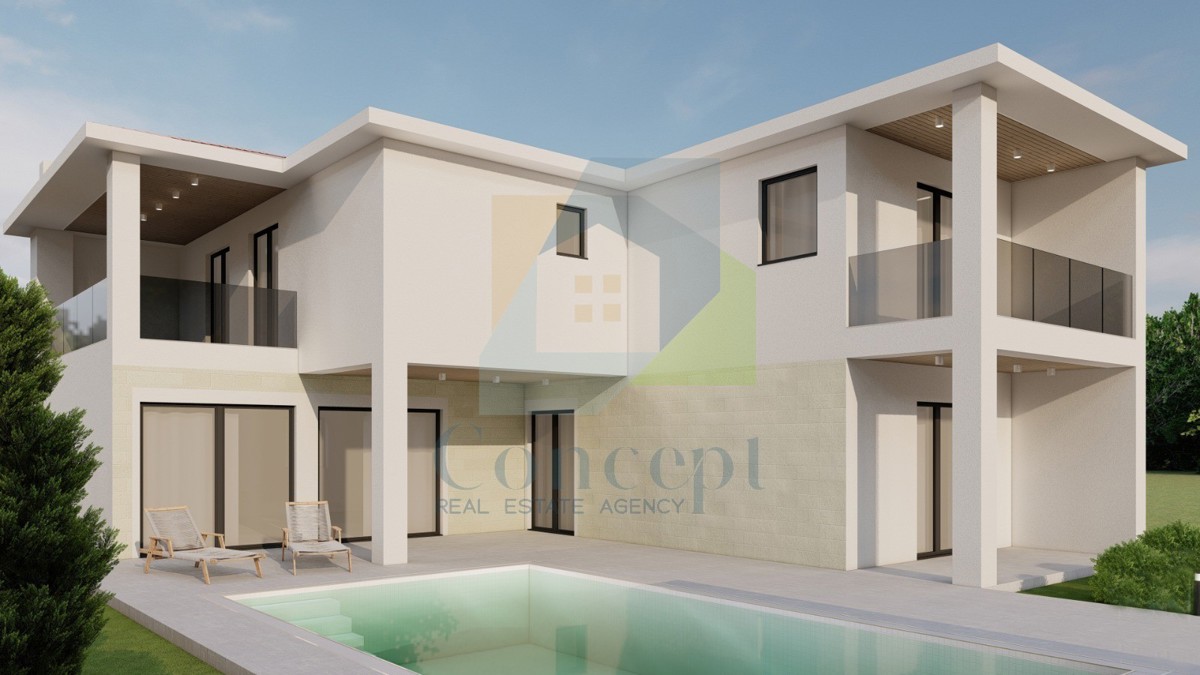 Poreč, dintorni, Casa indipendente con piscina in posizione tranquilla, a 12 km dal mare