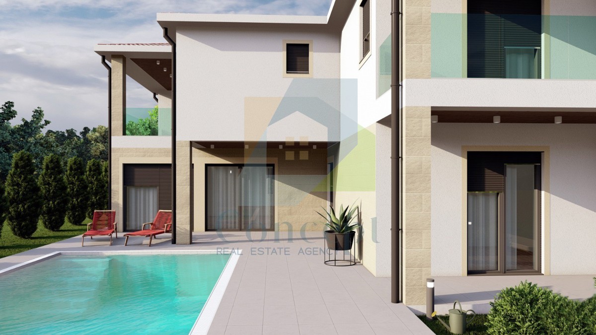 Poreč, dintorni, Casa indipendente con piscina in posizione tranquilla, a 12 km dal mare