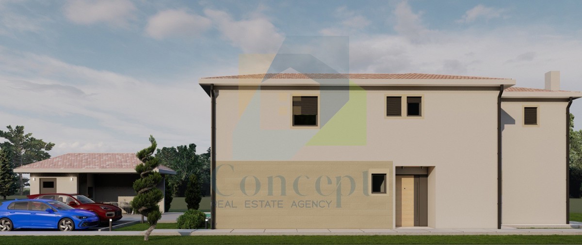 Poreč, dintorni, Casa indipendente con piscina in posizione tranquilla, a 12 km dal mare