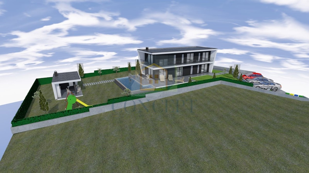 Poreč, dintorni, moderna villa di lusso con piscina, 12 km dal mare