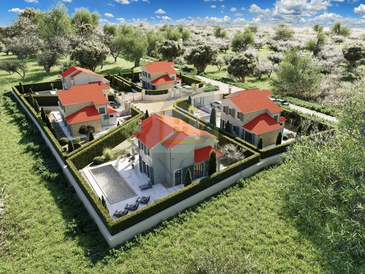 Poreč, Tinjan, dintorni, Casa con piscina in complesso esclusivo, a 20 km dal mare