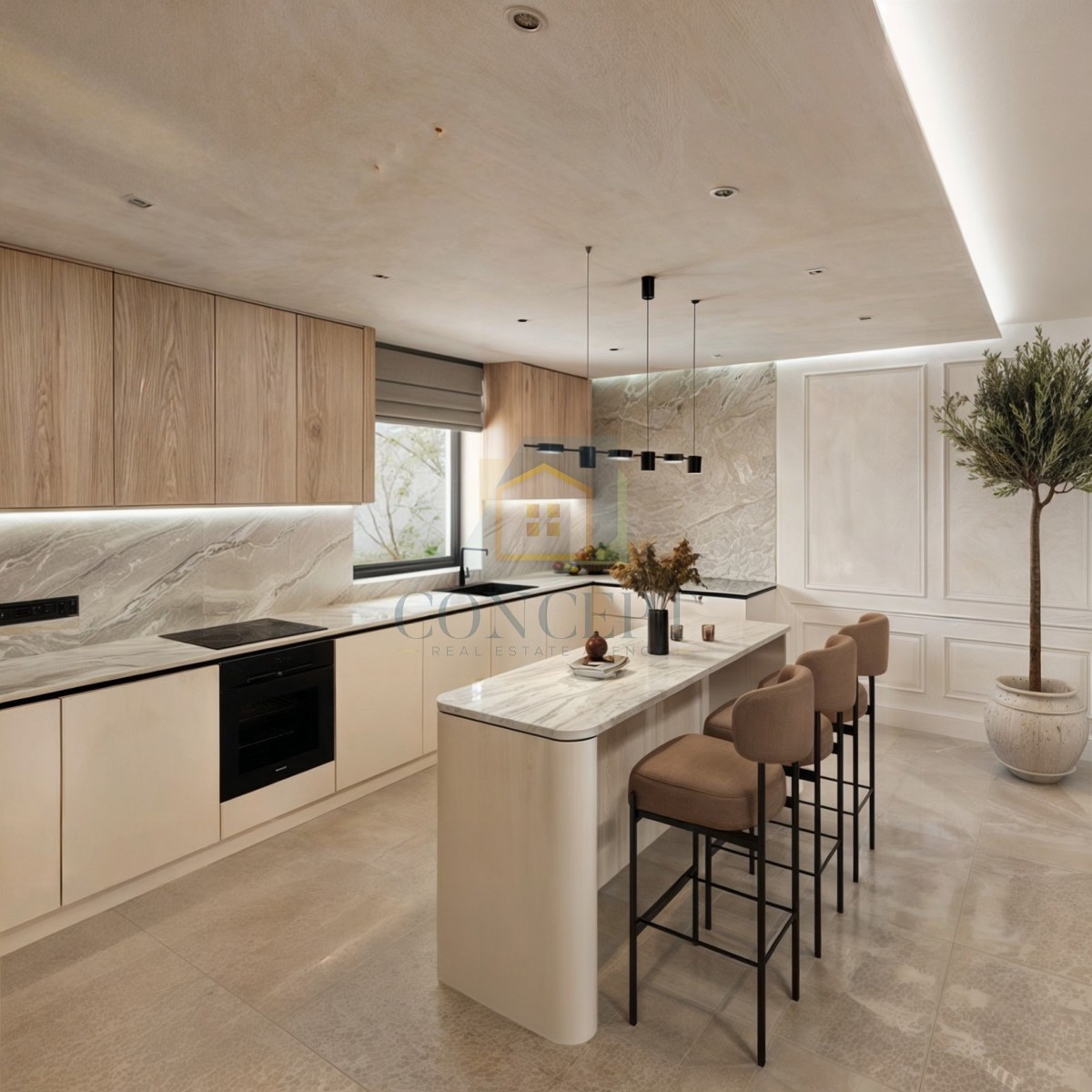 Novigrad, dintorni, Moderna casa bifamiliare con piscina, 7 km dal mare