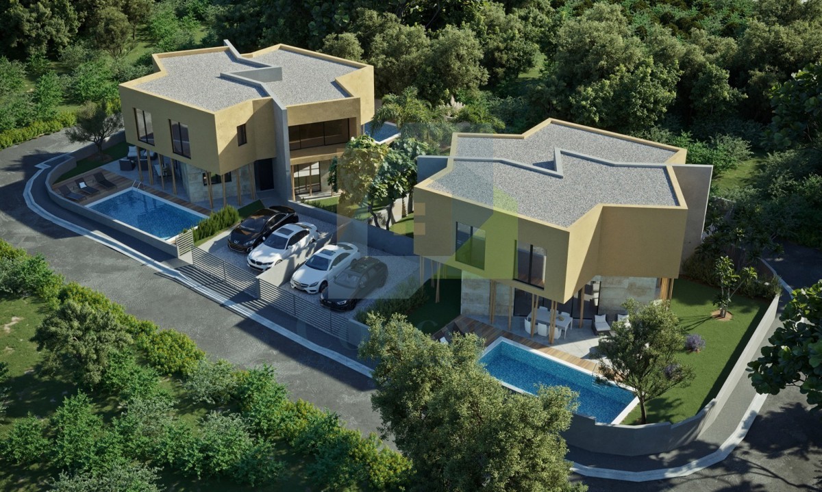 Novigrad, dintorni, Casa bifamiliare con giardino in posizione tranquilla