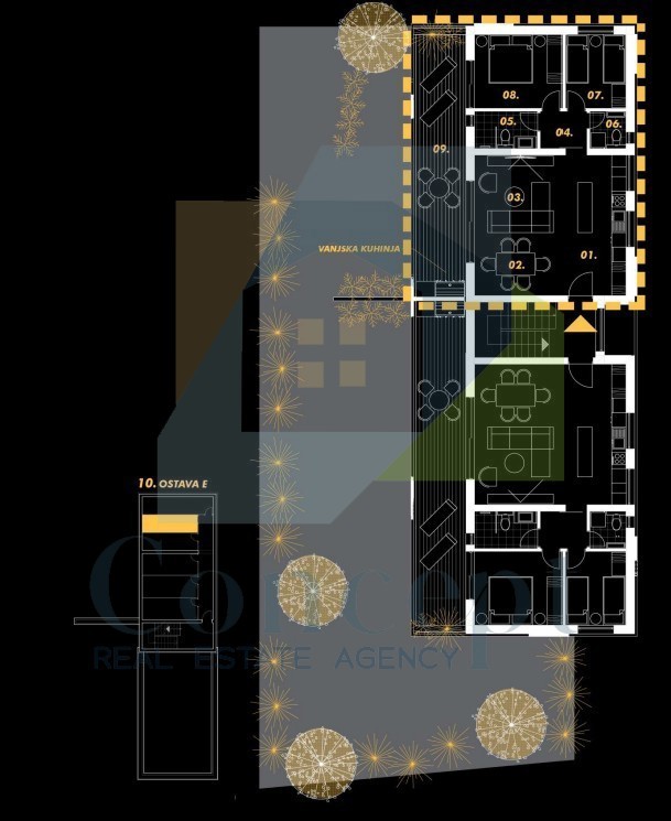 Umago, zona, Appartamento al secondo piano con ampia terrazza a 2 km dal mare